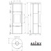 Печь камин Astov R1.0 XL K