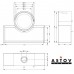 Печь камин Astov D600 на подиуме
