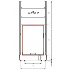 Каминная топка Астов ПС 6590