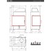 Каминная топка Астов П2С 700 L