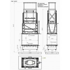 Каминная топка Астов П4С 10072 Каминная топка Астов П4С 10072