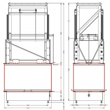 Каминная топка Астов П4С 12080 Каминная топка Астов П4С 12080