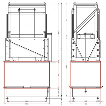 Каминная топка Астов П4С 12080